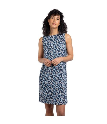 Womens/ladies adenea sea creatures jersey shift dress ocean blue Weird Fish