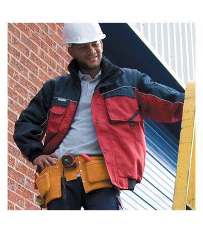Workguard Veste De Travail Robuste Hydrofuge Coupe-vent Homme Rouge Bleu Marine Result