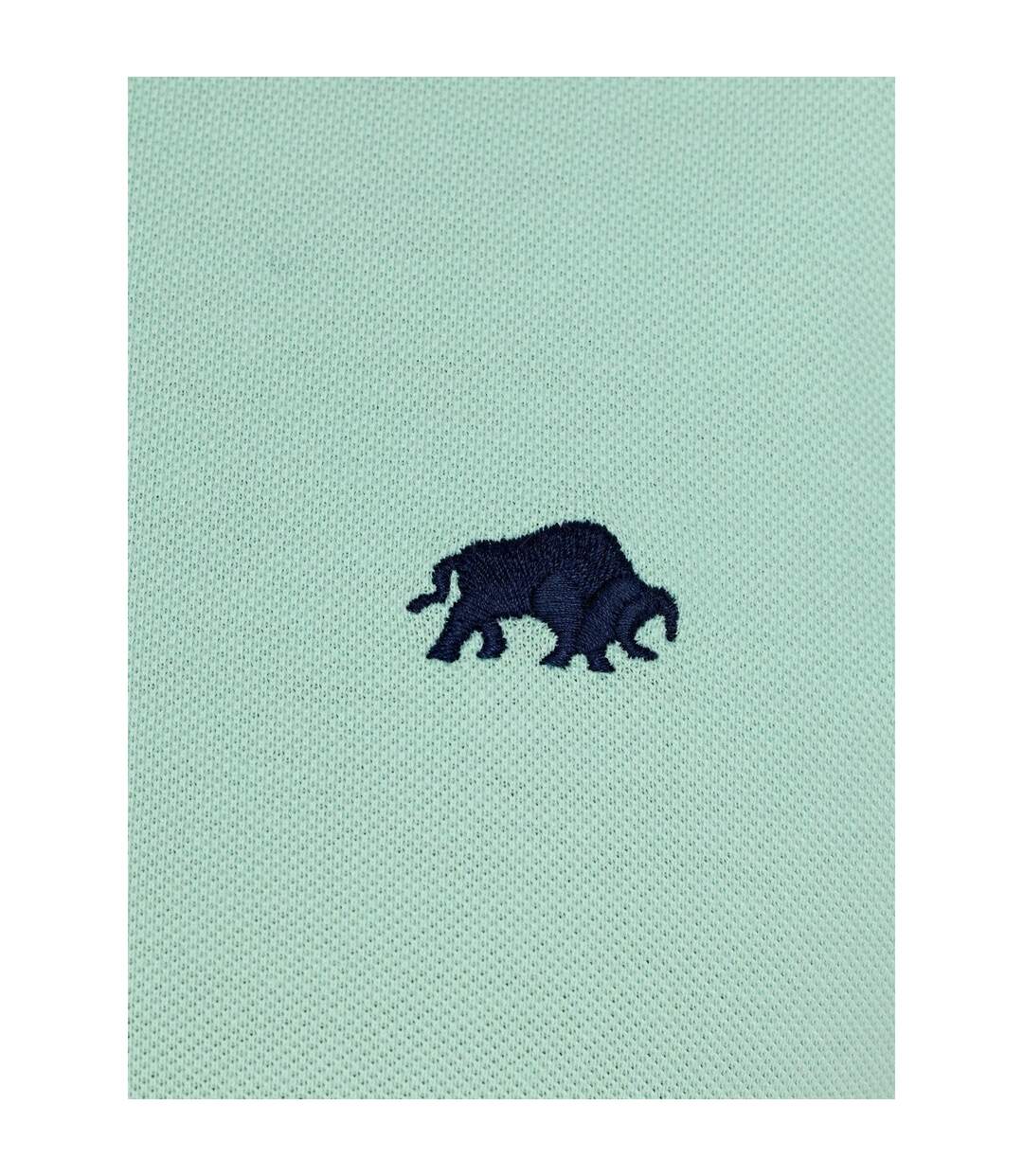 Mens Classic Organic Polo Shirt Apple Green Raging Bull-4