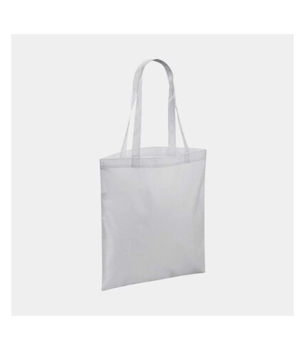 Sac de courses taille unique blanc Bagbase