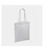 Sac de courses taille unique blanc Bagbase