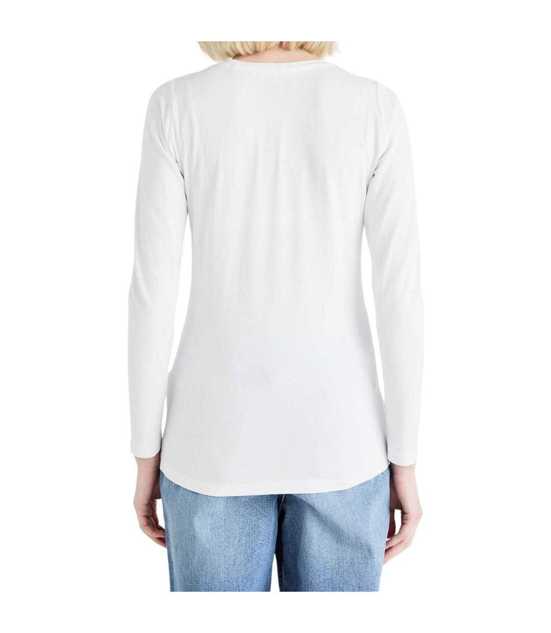 T-shirt New Virginia Femme Blanc Pepe Jeans-3