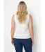 Débardeur court maille flammée coton-2