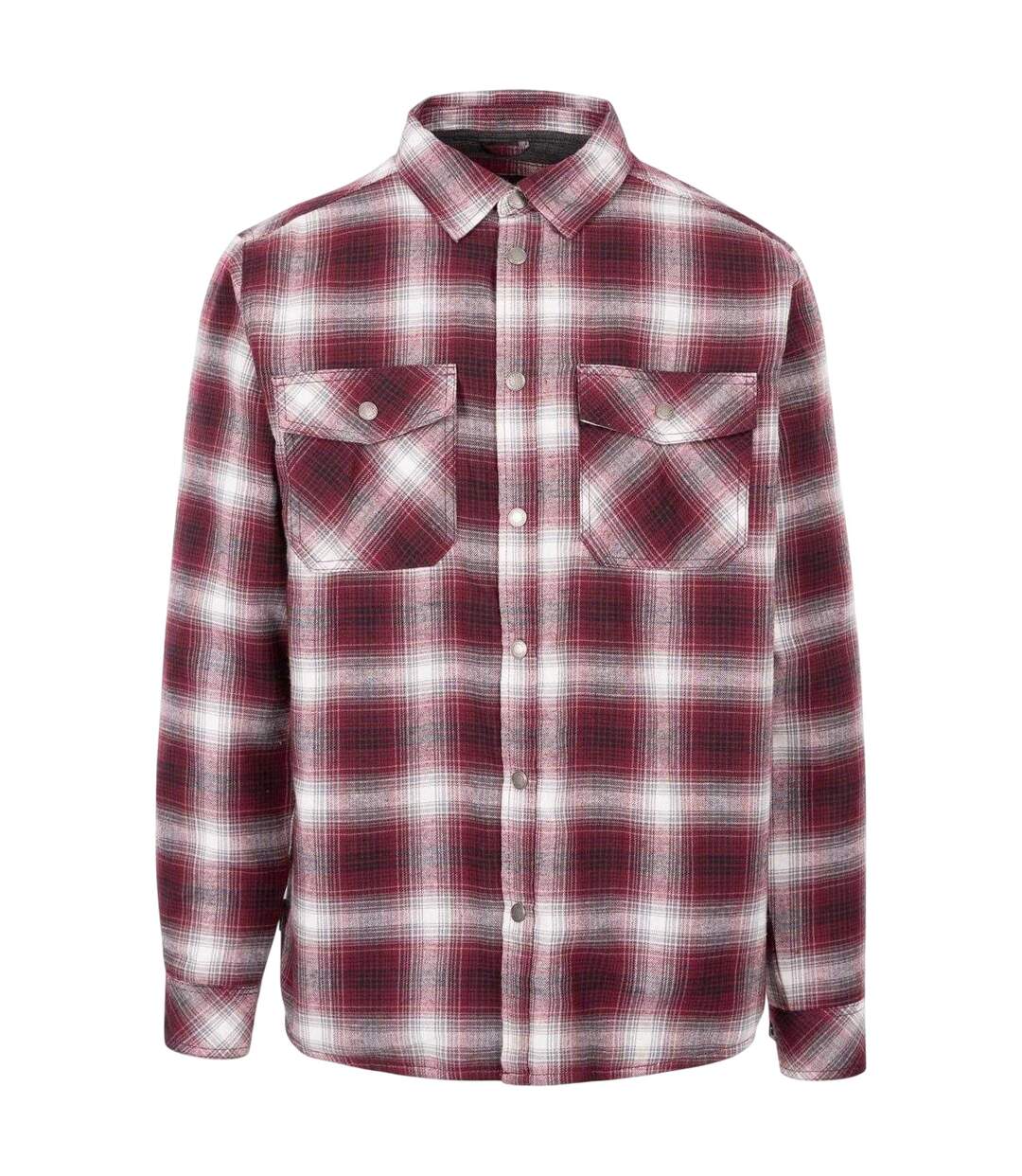 Mens Collared Shirt Merlot Trespass-2