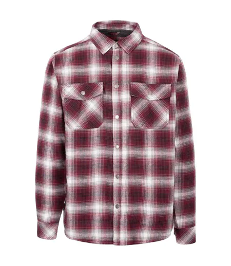 Mens Collared Shirt Merlot Trespass