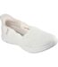 Womens/ladies Seager Believe It Trainers Off White Skechers-1