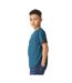 T-shirt enfant bleu indigo Gildan-3