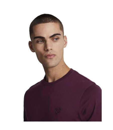 T-shirt Manches Courtes Motif/style Aigle Tonal Homme Rouge Lyle & Scott