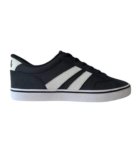 Mens Lace Trainers Navy White Lonsdale