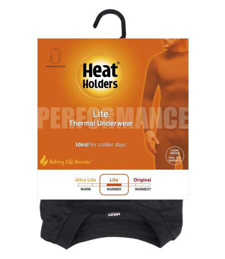 Heat Holders Mens Fleece Lined Thermal Long Sleeve Top | Lite
