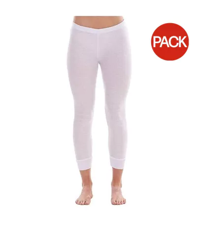 Leggings Thermiques Heatforce Femme Blanc Keanu