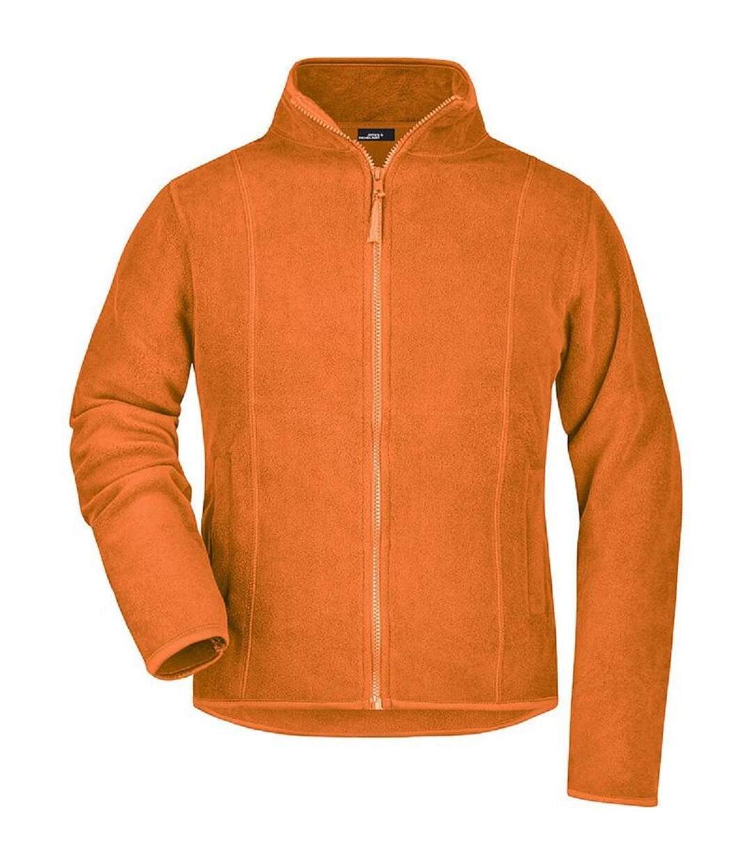 Veste polaire zippée femme - JN049 - orange-1