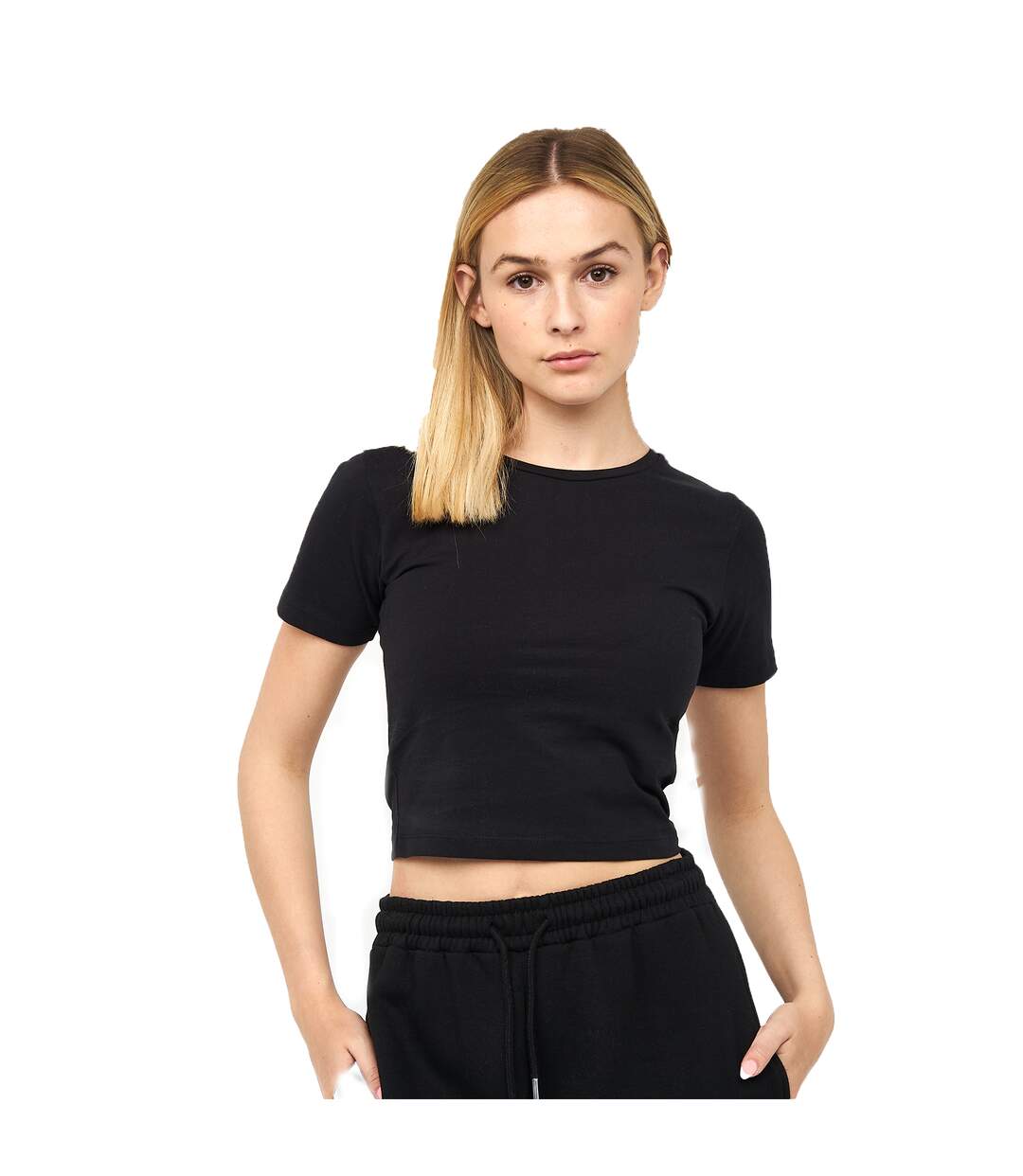 T-shirt court tilly femme noir Juice-1