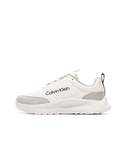 Baskets blanches/gris homme calvin klein jeans light eva