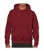 Unisex adult heavy blend hoodie garnet Gildan