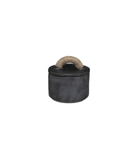 Lot de 2 Boîtes Déco Origines 19cm Noir