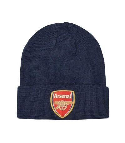 Arsenal FC - Bonnet tricoté avec écusson- Adulte (Bleu marine) - UTSG17571