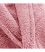Peignoir Col Châle en Coton Tendresse Bois de Rose-2