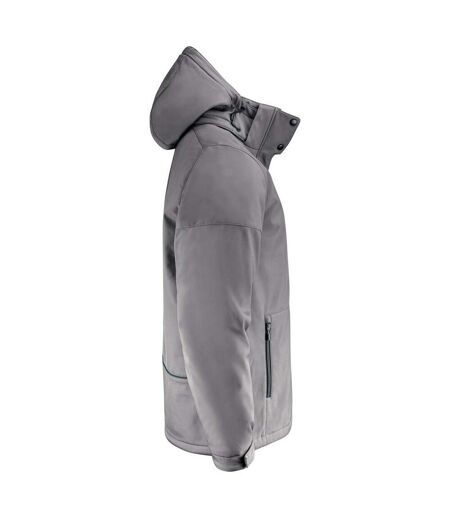 Mens Overlanding Soft Shell Jacket Steel Grey Printer
