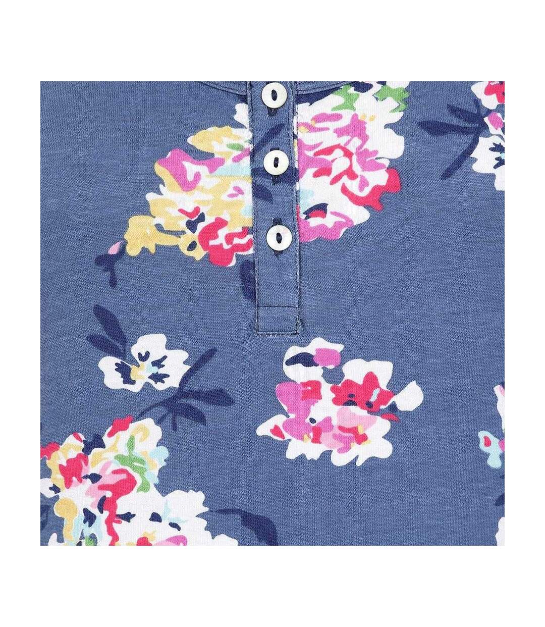 Débardeur Motif/style Imprimé Wildflower Femme Bleu Rose Blanc Lazy Jacks-4