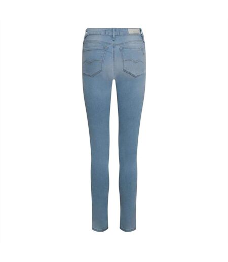 Womens/ladies Luz Skinny Jeans Light Blue Replay