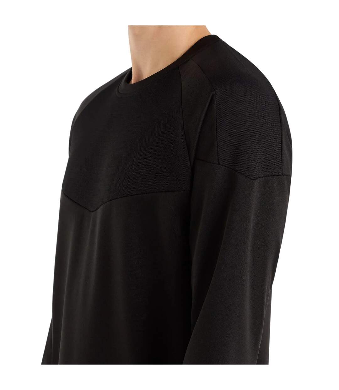 Mens sportswear sweatshirt black Umbro-3