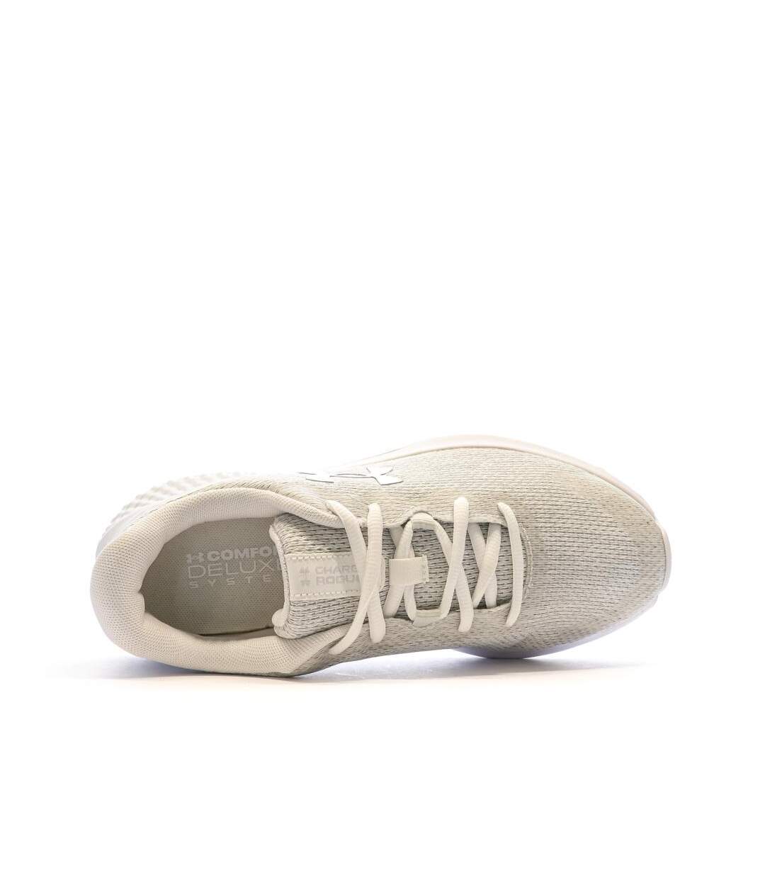 Chaussures de running blanc femme under armour charged-4