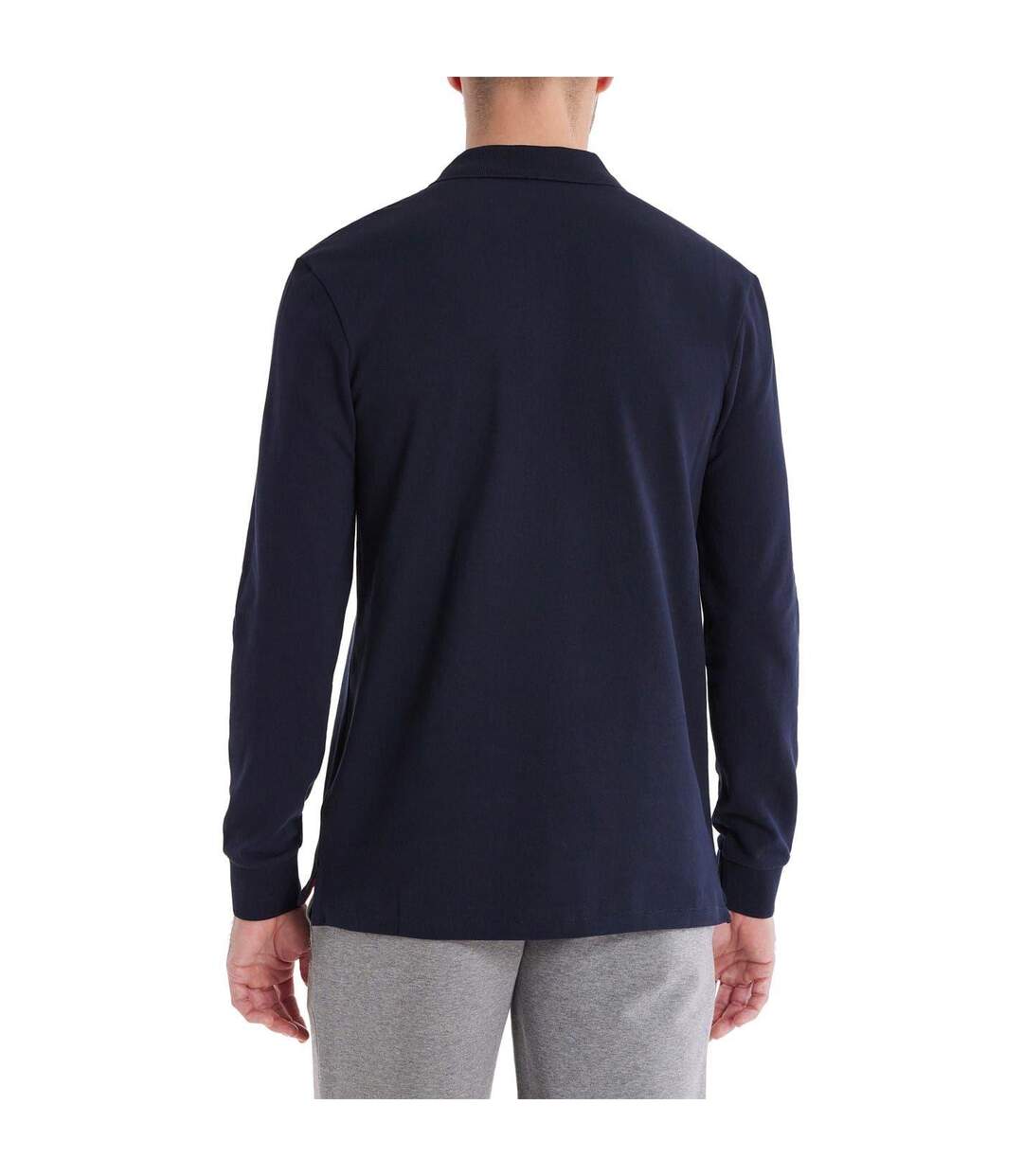Polo Manches Longues Motif/style Zèbre Homme Bleu Marine Paul Smith-3