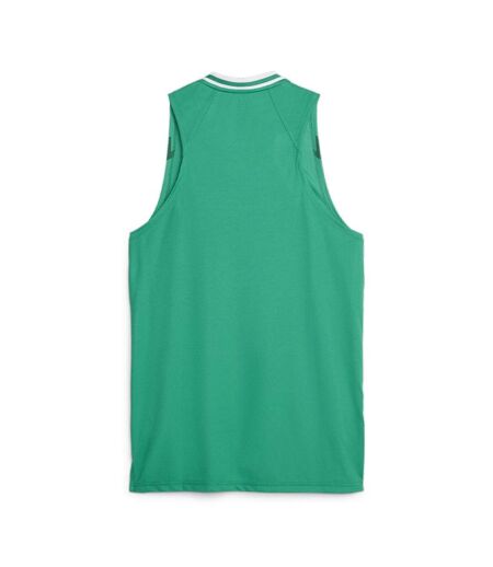 Débardeur de sport vert homme puma hoops