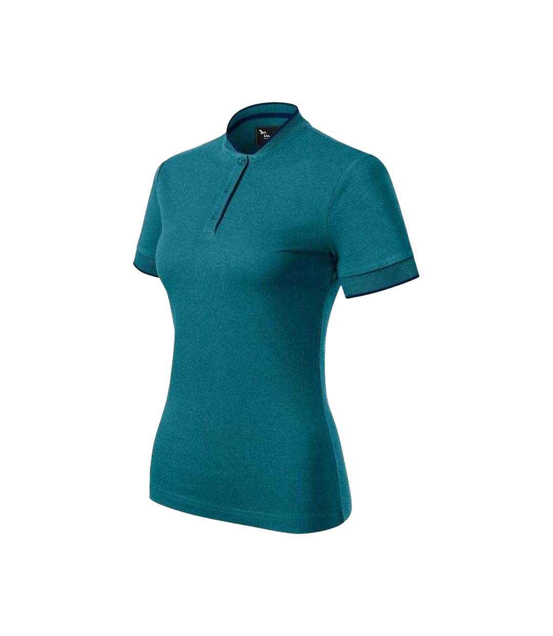 Polo Motif/style Losange Femme Bleu Malfini-3