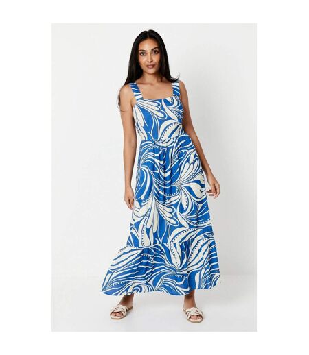 Robe d´été femme cobalt / blanc Principles