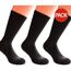 Lot De 3  Chaussettes Mx3 Homme Noir Magnum-1