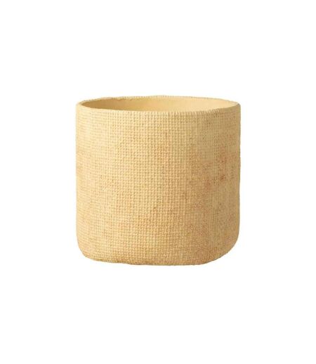 Cache-Pot Déco en Ciment Sunny 26cm Beige