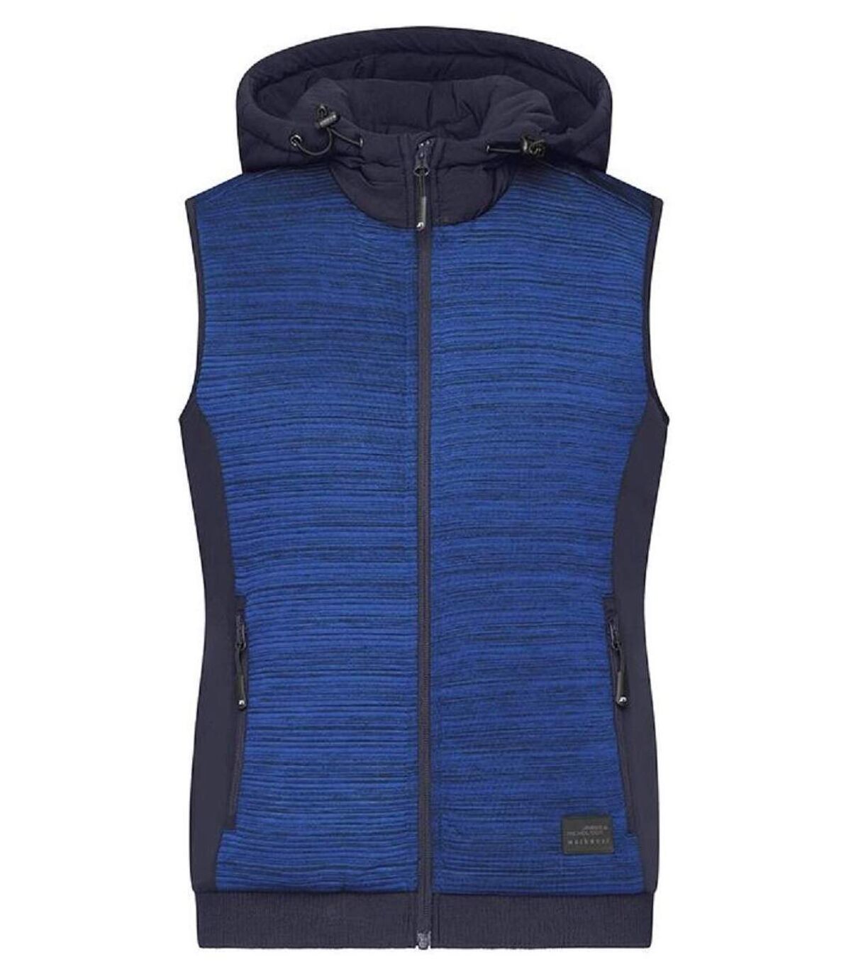 Bodywarmer gilet polaire workwear - Femme - JN1847 - bleu roi chiné