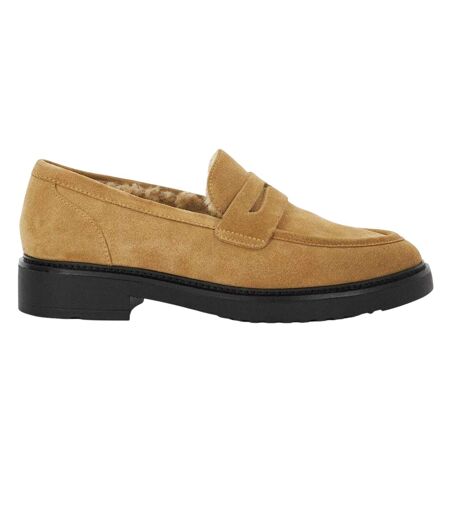 Mocassins Lo Garfeld Femme Marron Clair Dune London