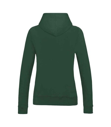 Sweat à capuche college femme vert bouteille Awdis Awdis