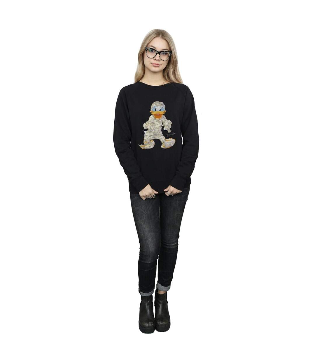 Disney - Sweat MUMMY DONALD DUCK - Femme (Noir) - UTBI9060-4