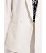 Veste tailleur unie fluide double boutonnage-4