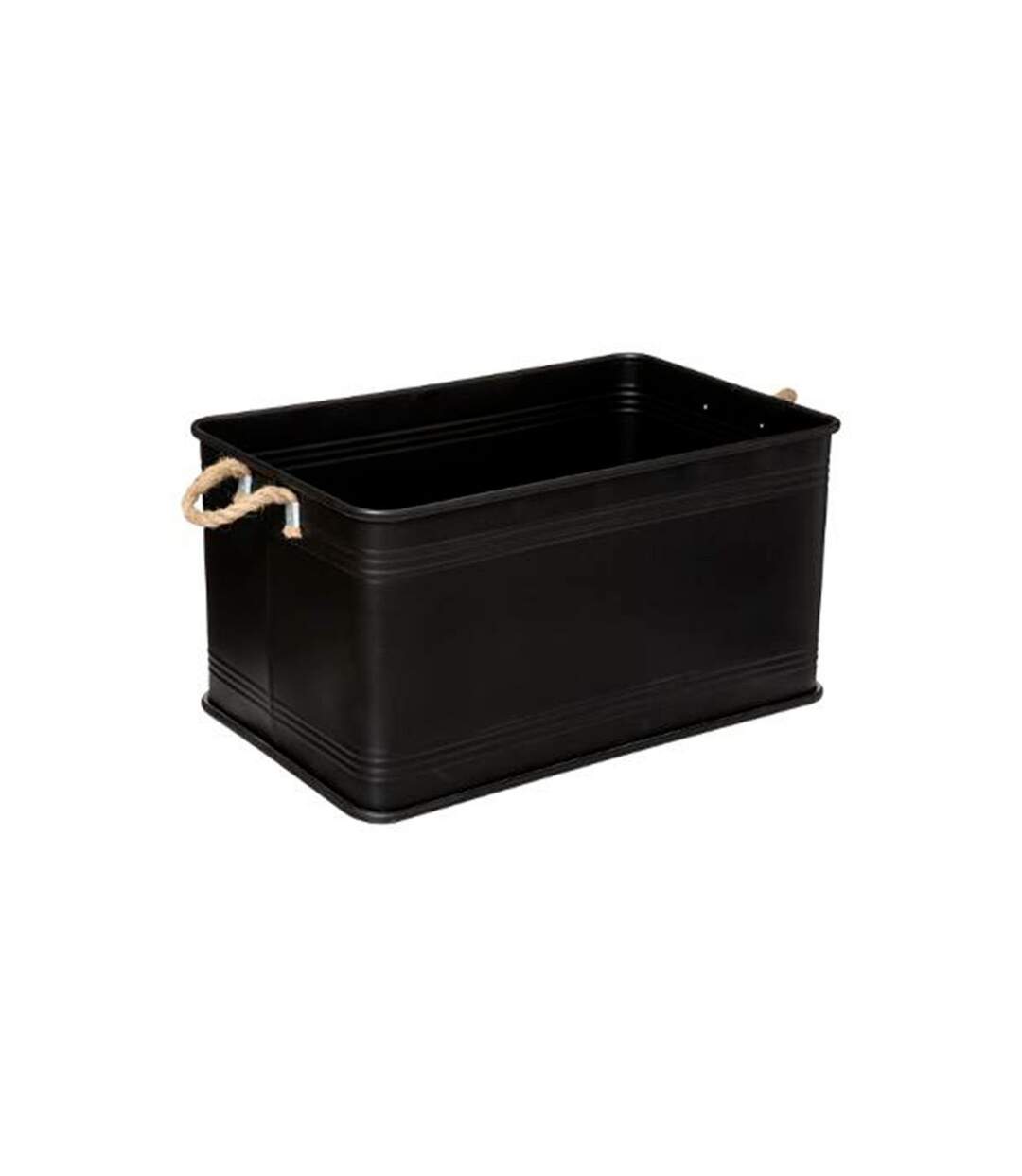 Lot de 3 Malles Design en Métal Cuba 60cm Noir-5