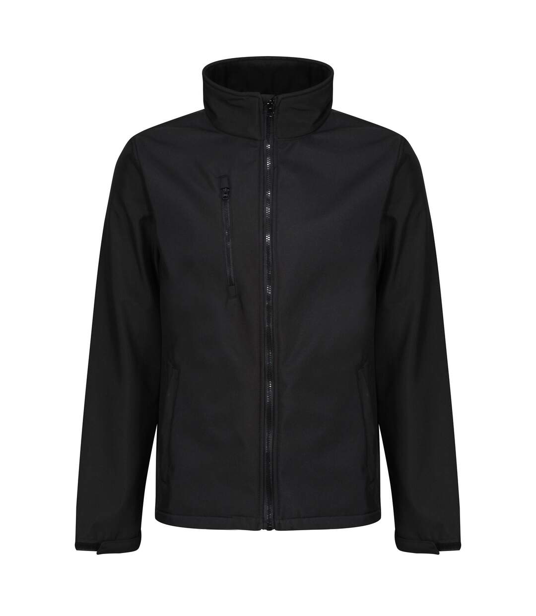 Mens 3 Layer Soft Shell Jacket Black Regatta Professional-1