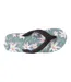 Mens Jekyl Leaves Logo Flip Flops Dark Green Animal-2