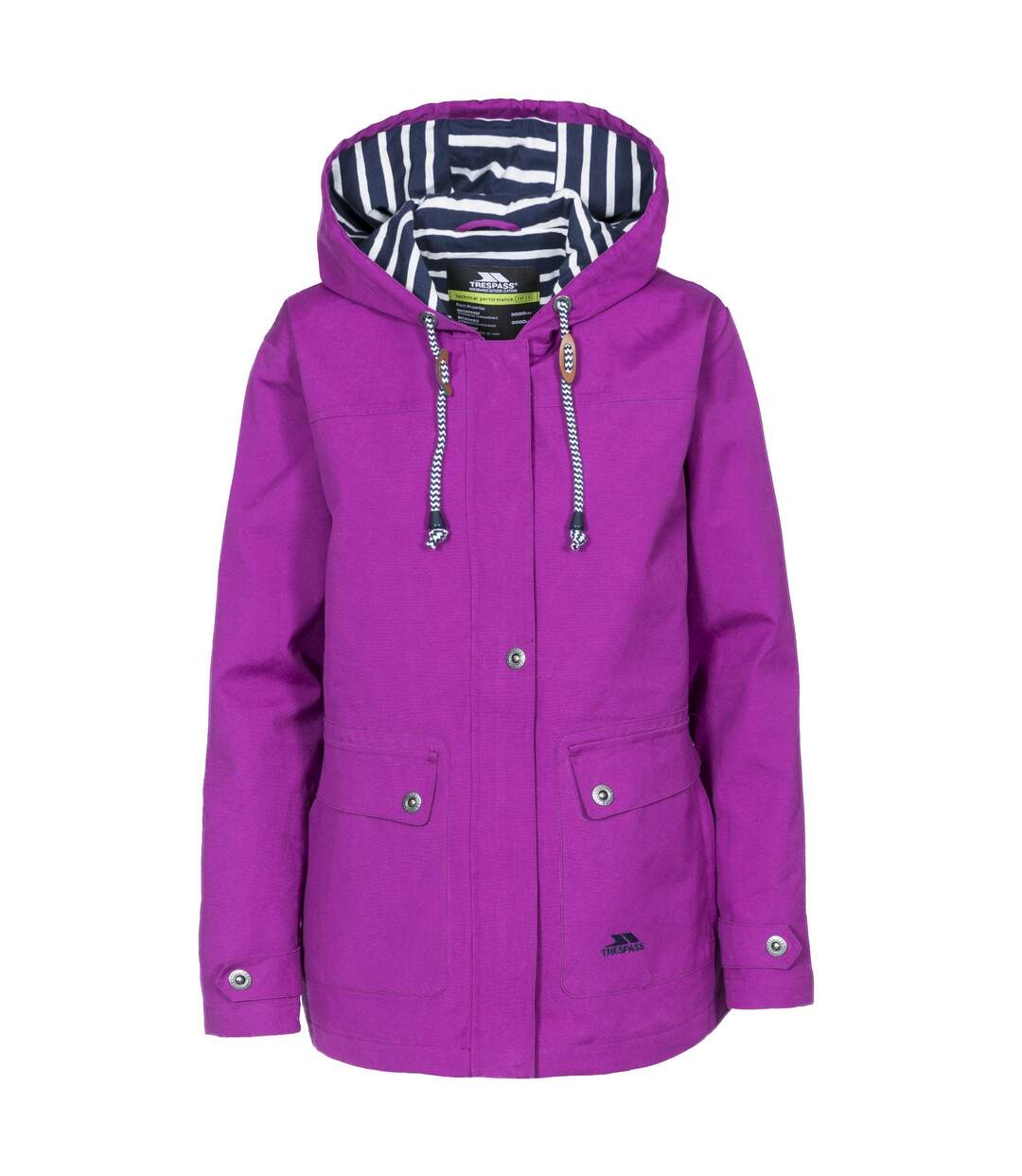 Veste imperméable seawater femme violet Trespass-1