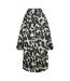 Peignoir À Langer Imperméable Motif/style Imprimé Léopard Adulte Blanc Cassé Marron Clair Noir Léopard Regatta-3