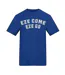 Mens Eze Come Eze Go Football T-shirt Blue AWD-1