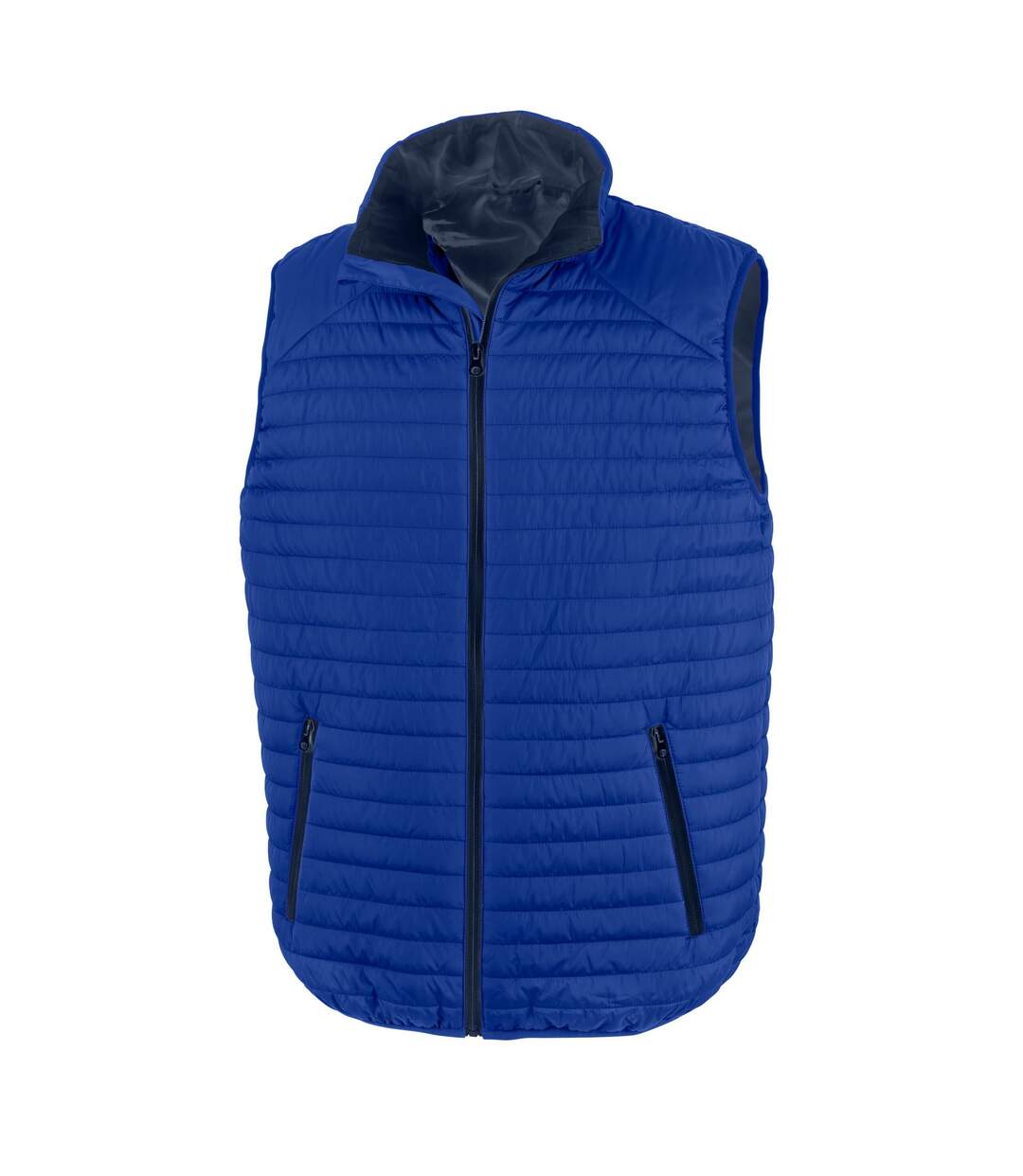 Unisex adult thermoquilt vest royal blue/navy Result