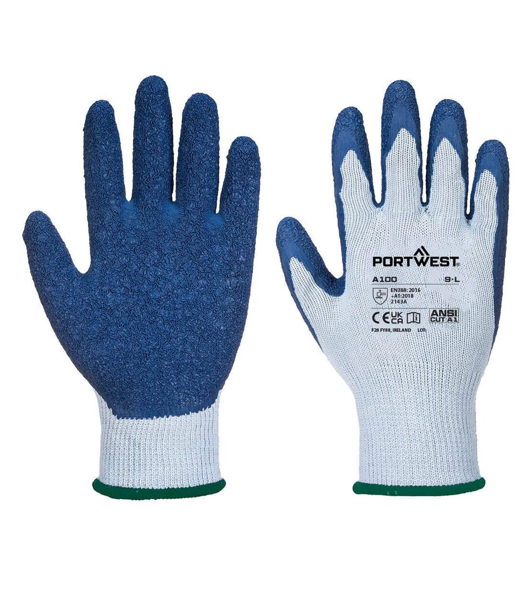 Gants adhérents a100 2xl gris / bleu Portwest-1