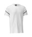 T-shirt Manches Courtes Customised Homme Blanc Mascot-1