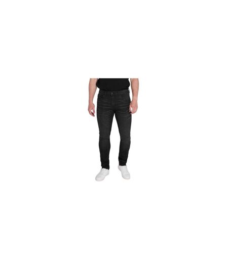 Mens Denim Plain Slim Jeans Black Lee Cooper