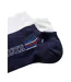 Socquettes Motif/style Gros Logo Homme Blanc Bleu Marine Tommy Hilfiger-2