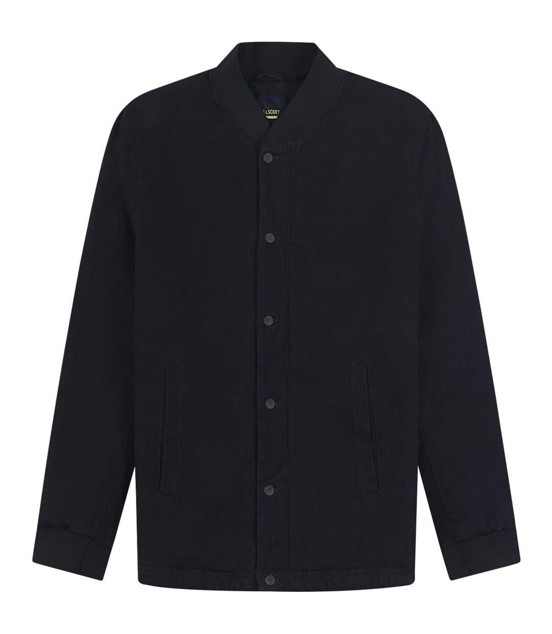 Mens Collared Bomber Jacket Dark Navy Lyle & Scott-2